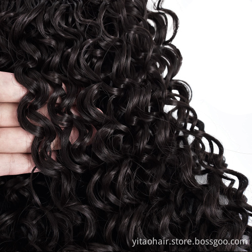 Long Curly Ponytail Hair 18 Inch Long Body curly Ponytail hair Extension Synthetic Wrap Around Drawstring Hair